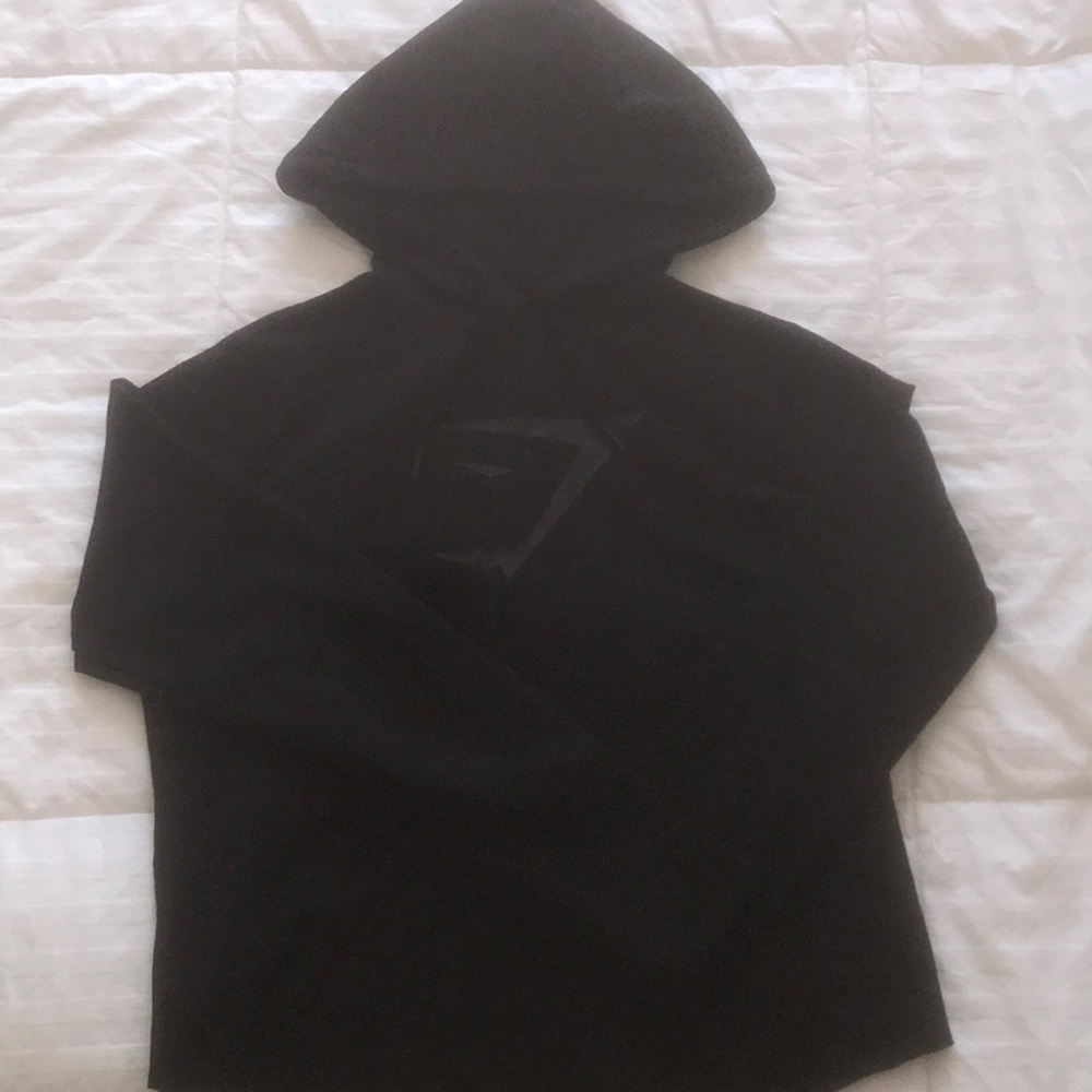 Gym Shark crossed back cropped sweatshirt